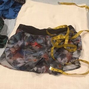 Fast and Free Lululemon running shorts, 3” inseam.